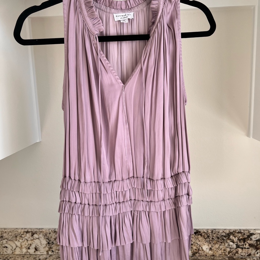 Current Air lavender peplum top size medium